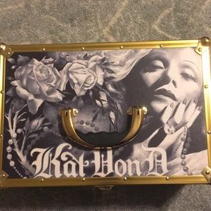 Kat Von D 10 year anniversary train trunk